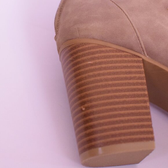 Rampage Women's Chunky Block Heel Lace Up Open Toe Gladiator Sandals - Size 8.5M - Picture 7 of 10